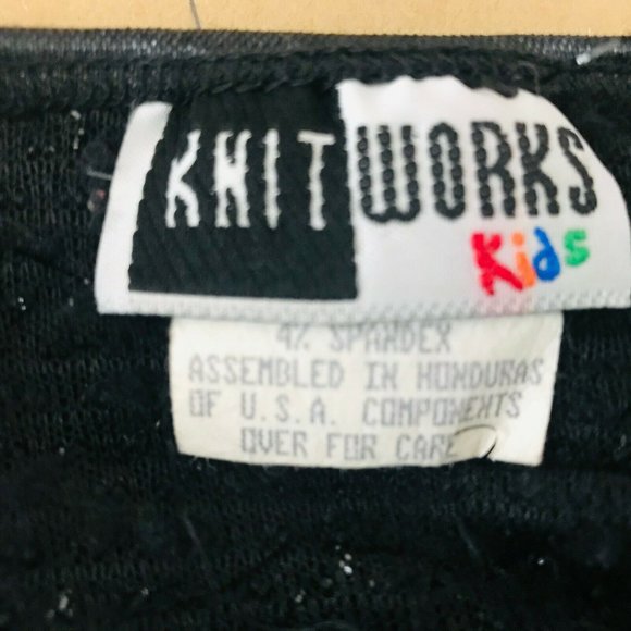Knitwork Kids Sweater Large Black Cellophane Film - Picture 6 of 7
